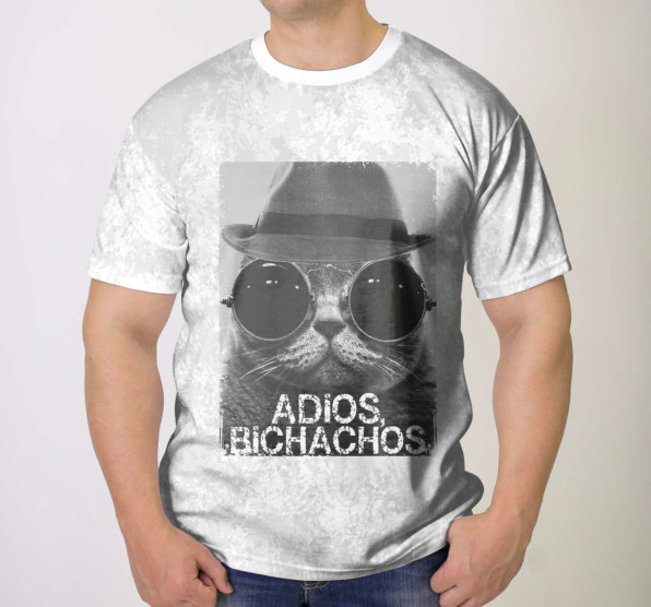 Футболка мужская Adios Bichachos Белая