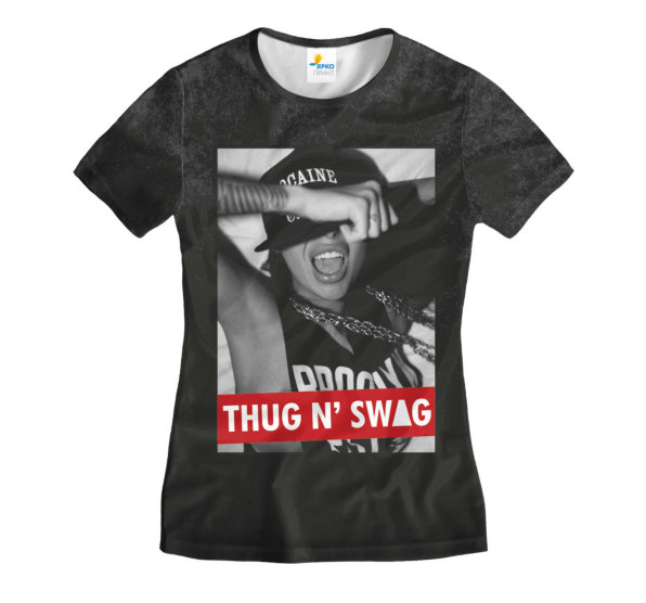 Футболка женская Thun`g  SWAG Black