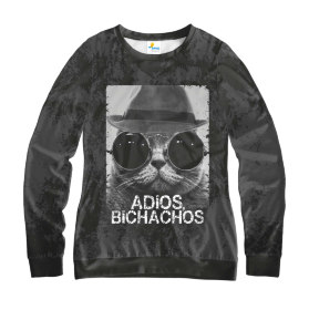 Свитшот женский Adios Bichachos Черная