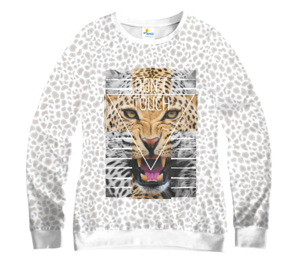 Свитшот женский Leopard Dont Touch