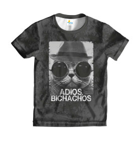 Футболка детская Adios Bichachos Черная