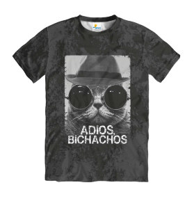 Футболка мужская Adios Bichachos Черная