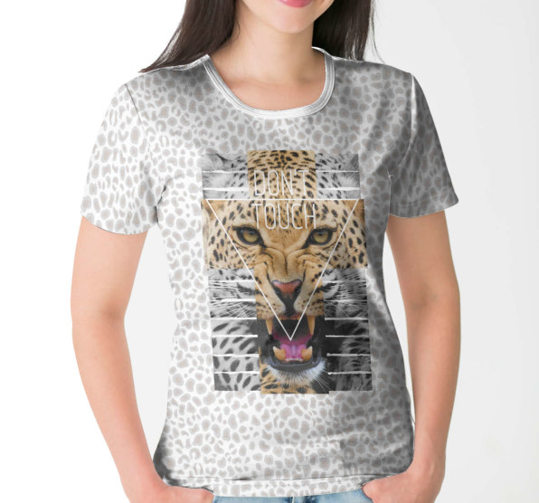 Футболка женская Leopard Dont Touch