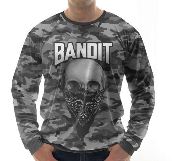 Свитшот мужской Bandit Skull Dark