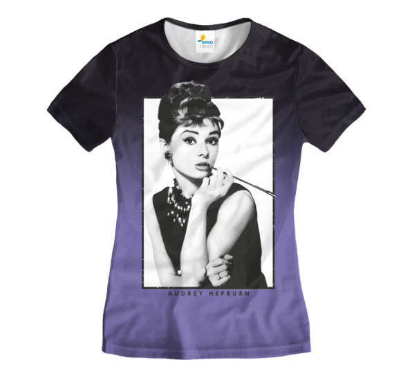 Футболка женская Audrey Hepburn Dark
