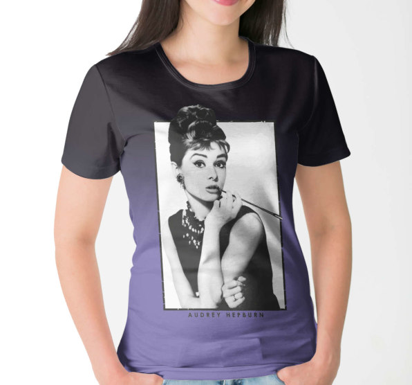 Футболка женская Audrey Hepburn Dark