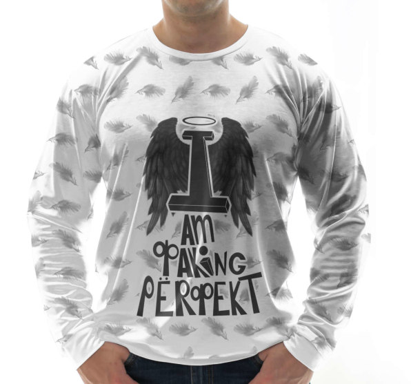 Свитшот мужской I am Фaking PerФekt