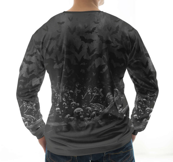 Свитшот мужской Death Metal Skull