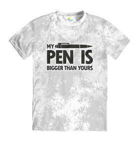 Футболка мужская My Pen is Bigger than Yours White