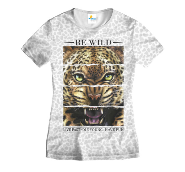 Футболка женская Be Wild White