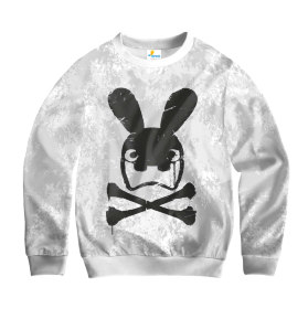 Свитшот детский Crazy Rabbit Skull