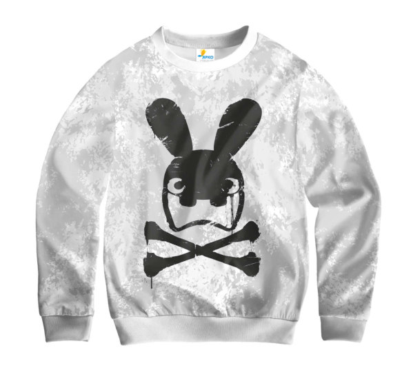 Свитшот детский Crazy Rabbit Skull